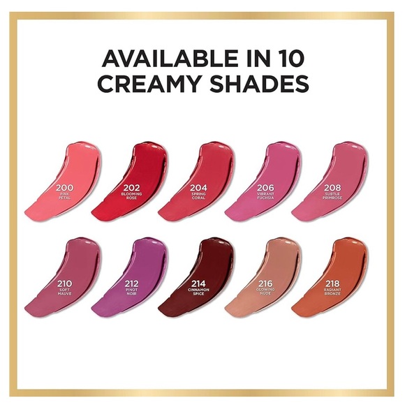 L'Oreal Paris Age Perfect Satin Lipstick with Precious Oils, 204 Spring Coral - Picture 10 of 10